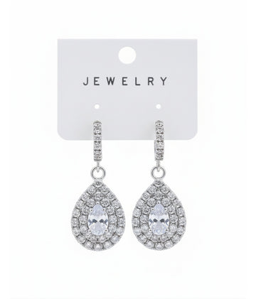 DIAMOND DROP EAR BY STARLIVEN FASHION