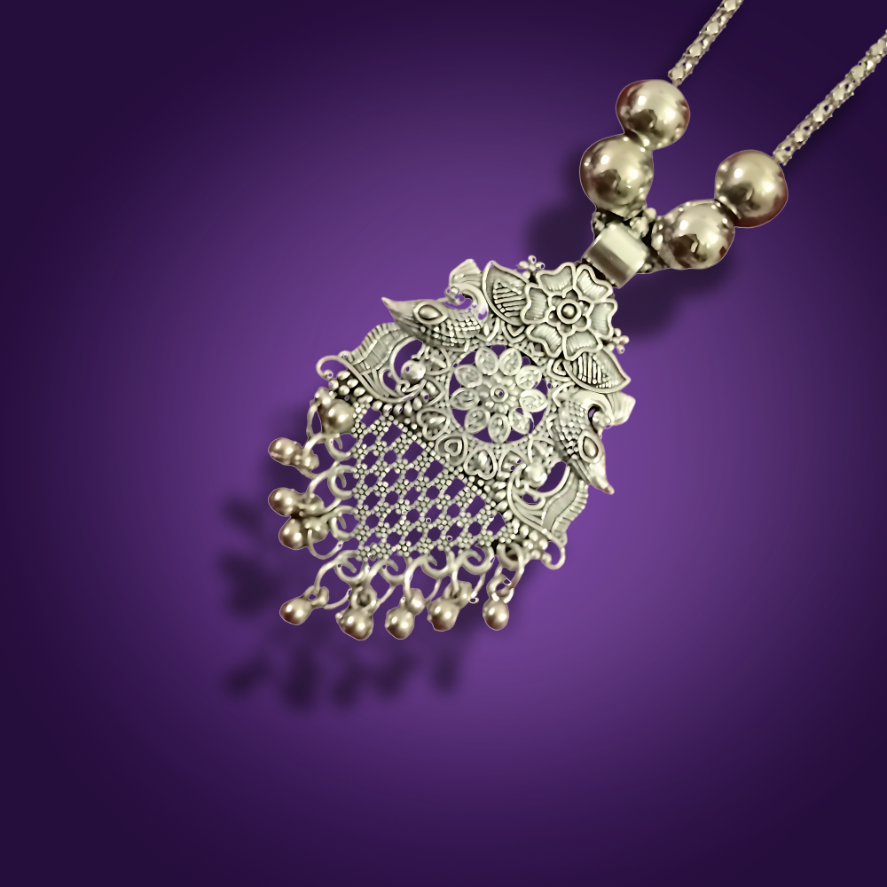 SILVER OXIDIZE NECKLACE COMBO