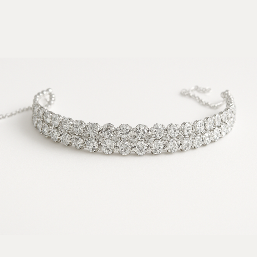 SILVER NECKLACE QUEEN 20