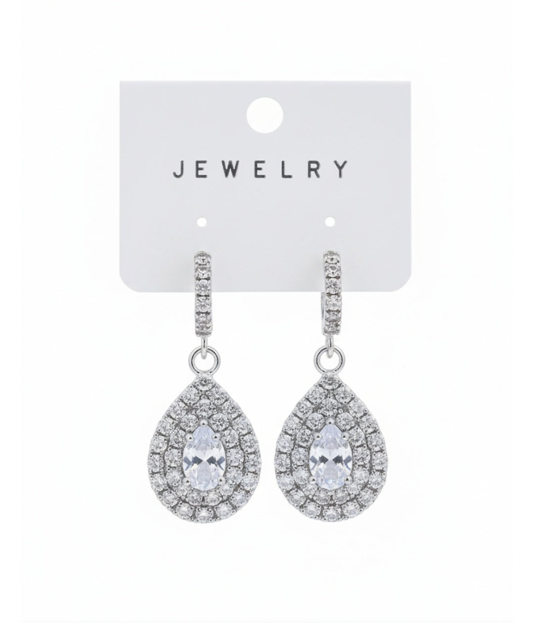 DIAMOND DROP EAR BY STARLIVEN FASHION